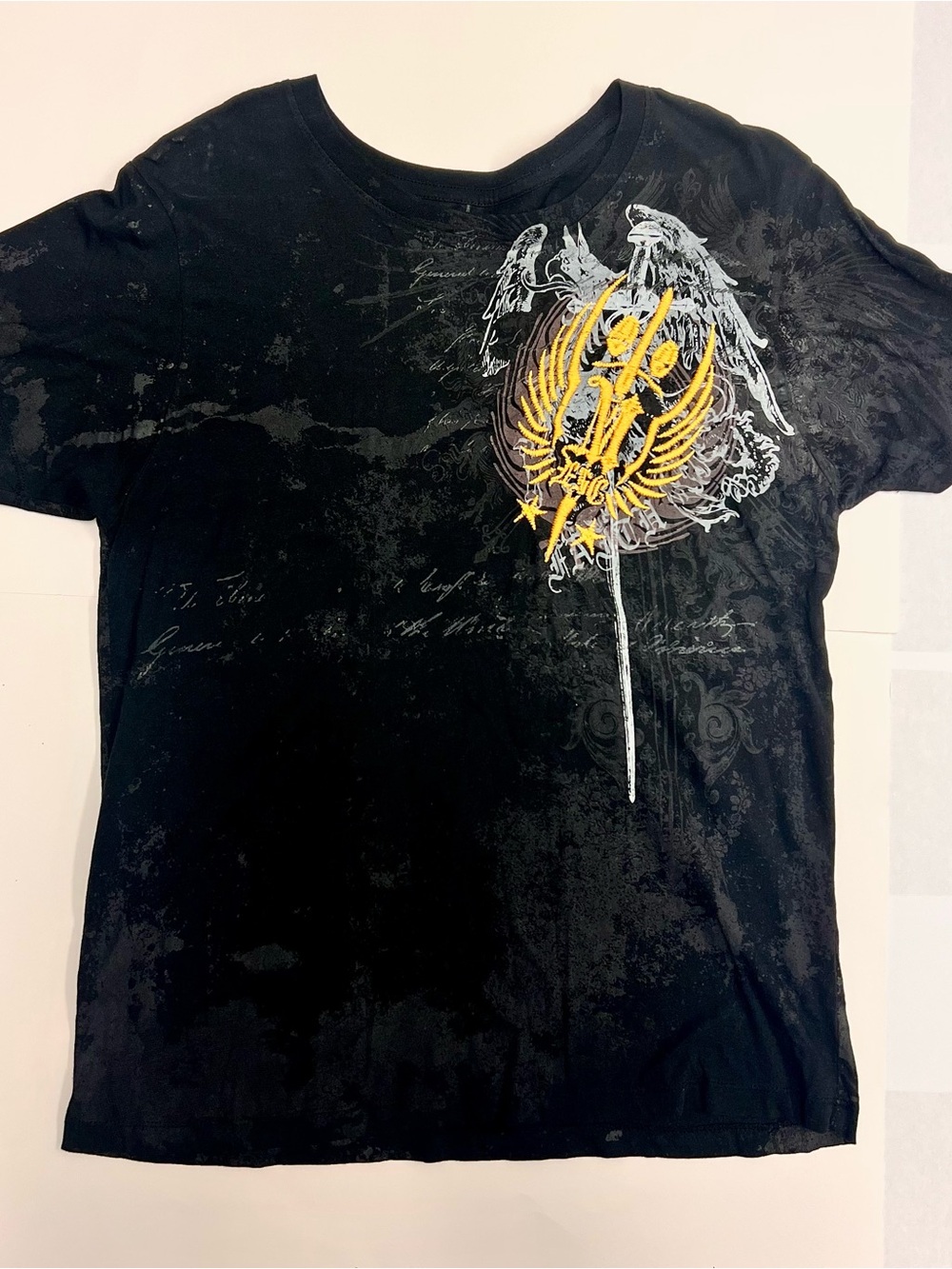 Xzavier Affliktion style men’s graphic t-shirt